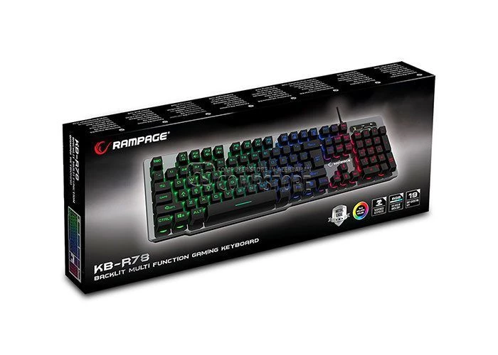 Rampage KB-R78 Gray Gaming Keyboard