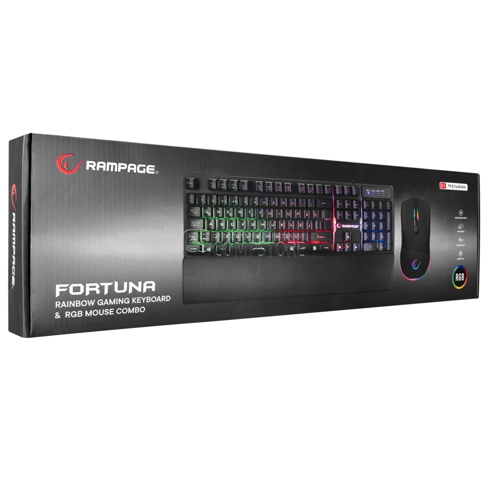 Rampage Fortuna KM-RX7 Gaming Combo