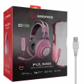Rampage Pulsar 7.1 RGB Pink Gaming Headphone