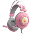 Rampage Pulsar 7.1 RGB Pink Gaming Headphone