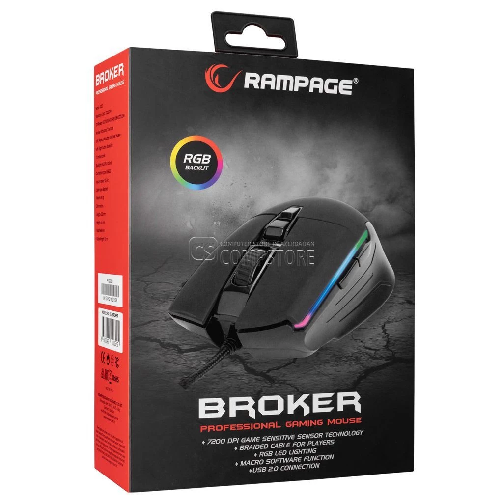 Rampage Broker SMX-52 Gaming Mouse
