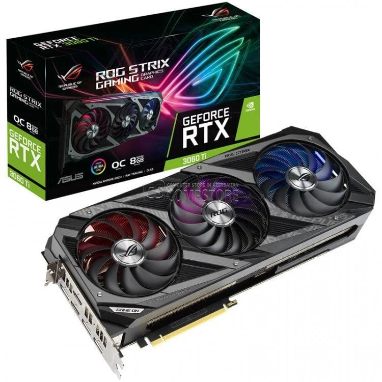 ASUS ROG Strix GEFORCE® RTX 3060 Ti Gaming Graphic Card