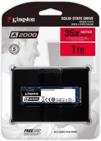 M2 SSD Kingston A2000 1 TB NVMe PCIe (SA2000M8/1000G)