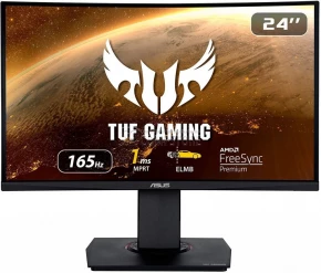 ASUS TUF VG24VQR 23.6-inch 165 Hz Curved Gaming Monitor (90LM0577-B01170)