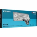 Everest Elite Silver KB-BT72 Bluetooth Keyboard & Mouse
