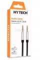 Hytech HY-X72 Black Metal Connection 3.5mm Stereo AUX Cable