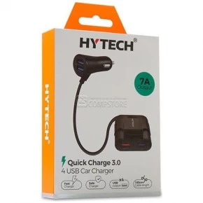 Hytech HY-XQ70 7A Fast Car Charger Extendable To Rear Seat