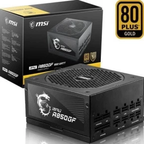 MSI MPG A850GF 850W 80 PLUS® Gold Full Modullar Power Supply
