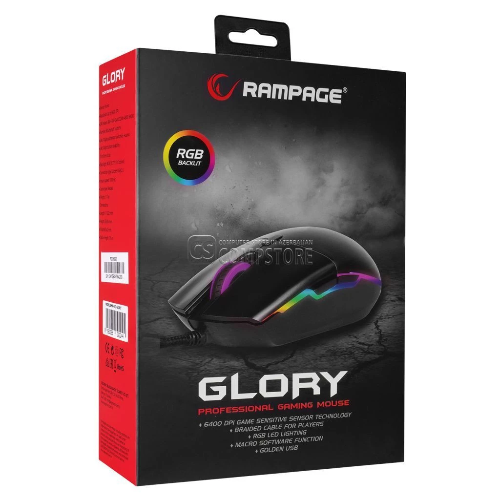 Rampage Glory SMX-R63 Gaming Mouse