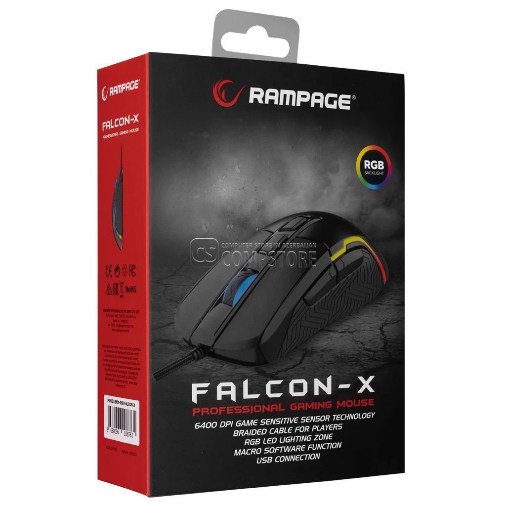 Rampage Falcon-X SMX-R68 Gaming Mouse