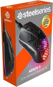 SteelSeries Aerox 3 Onyx Ultra Light Gaming Mouse (2022)
