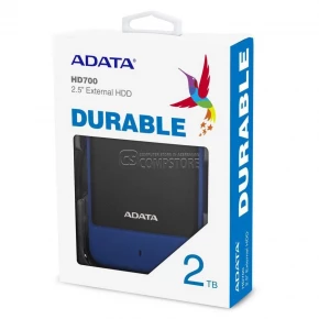 External HDD ADATA Durable HD700 2 TB USB 3.1 (AHD700-2TU31-CBL)