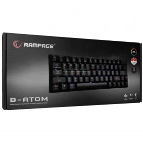 Rampage ATOM Blue KB-RX63 Gaming Keyboard