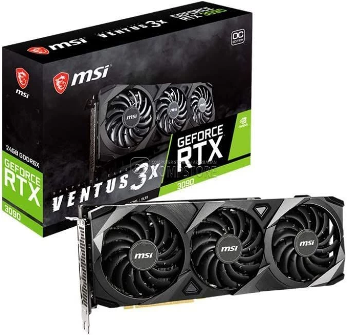MSI GEFORCE RTX 3090 Ventus 3X 24G OC Grapihcs Card