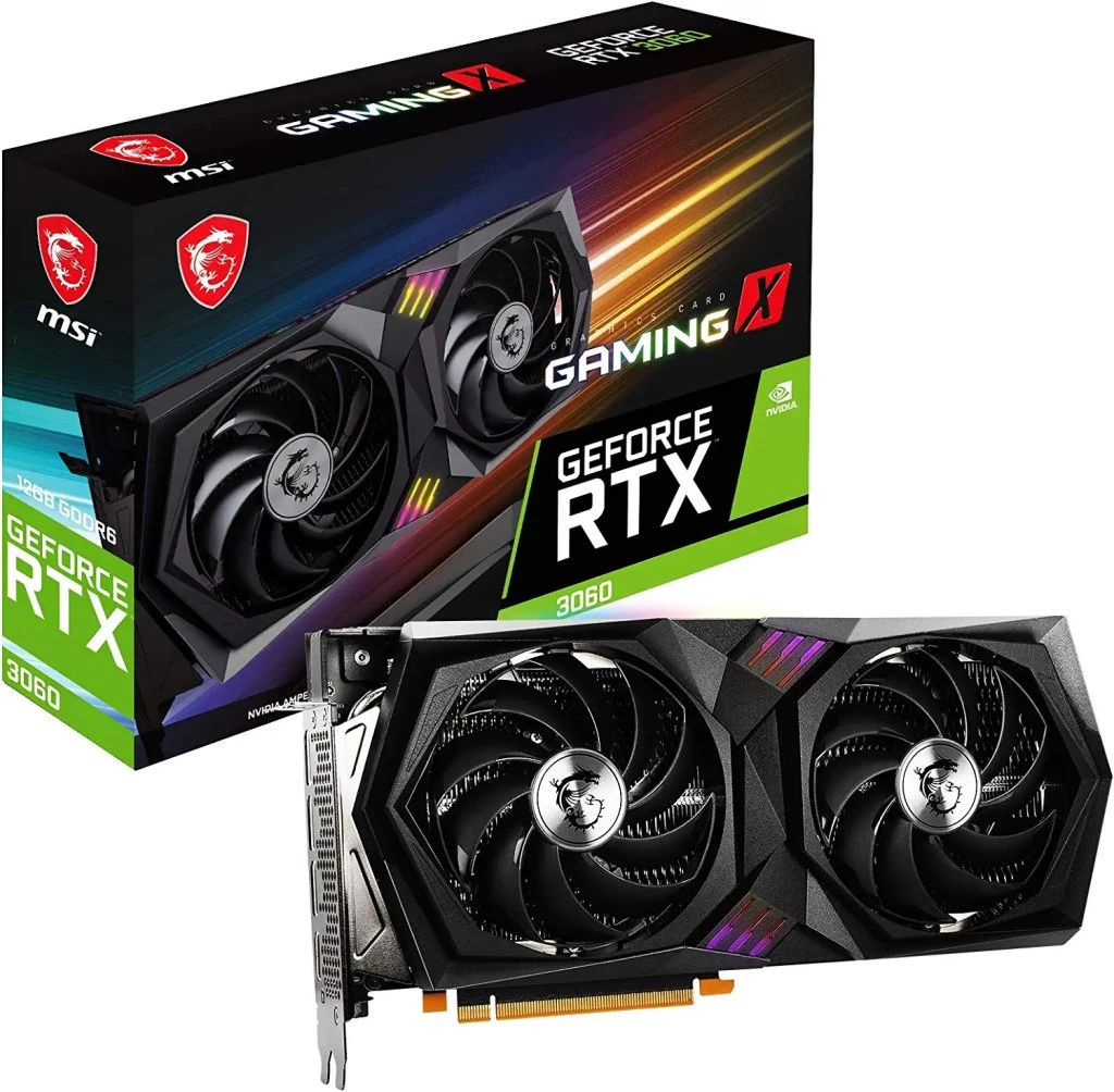 MSI GEFORCE RTX 3060 Gaming X Gaming Graphics Card