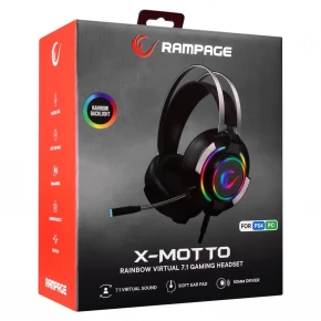 Rampage X-Motto RM-K32 7.1 RGB Gaming Headset