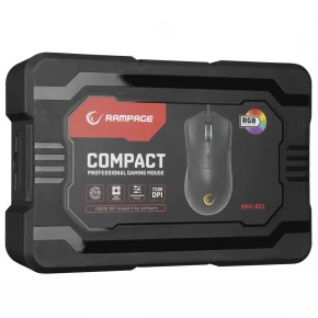 Rampage Compact SMX-R21 Black Gaming Mouse