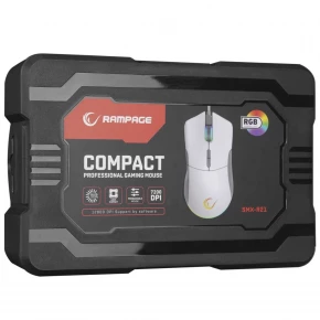 Rampage Compact SMX-R21 White Gaming Mouse