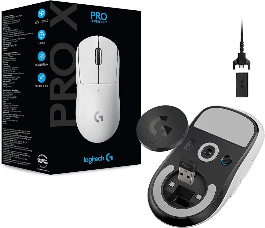 Logitech G Pro X Superlight Wireless Gaming Mouse