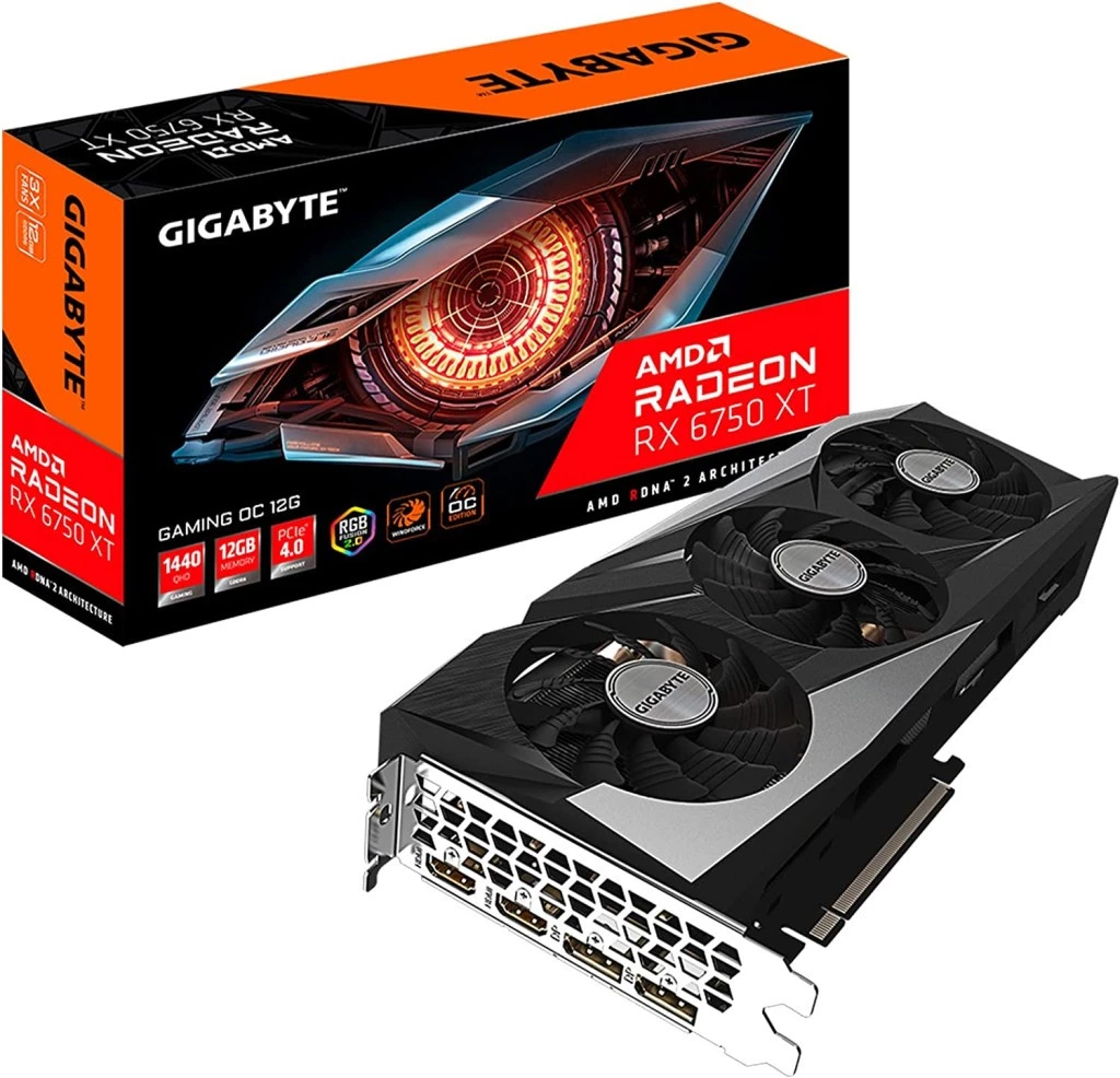 Gigabyte Radeon™ RX6750XT Gaming OC 12G
