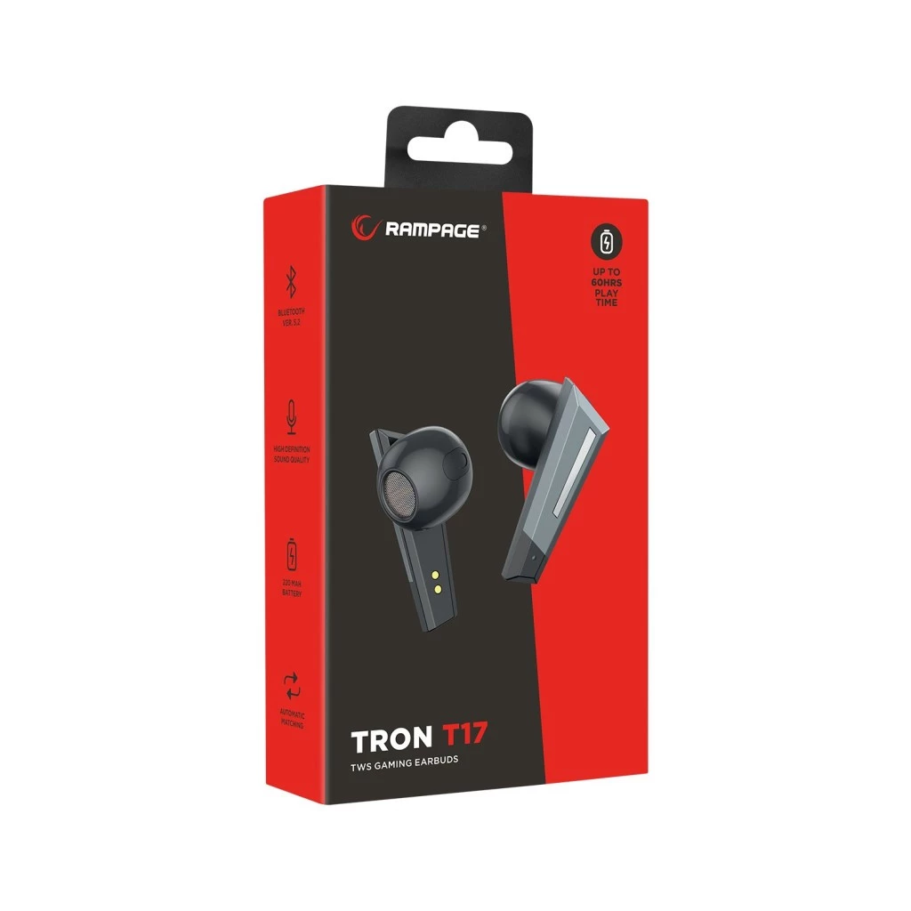 Rampage RM-TWS02G TRON T17 Bluetooth Gaming Headset