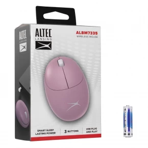 Altec Lansing ALBM7335 Pink Wireless Mouse
