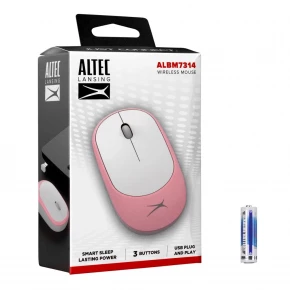 Altec Lansing ALBM7314 Pink Wireless Mouse