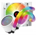 Rampage ICEBLADE C5 White 120 RGB Liquid CPU Cooler