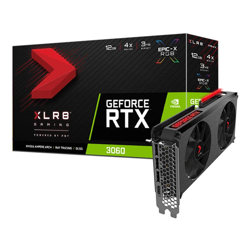 PNY GEFORCE RTX 3060 XLR8 Revel Epic-X RGB Dual Fan Edition