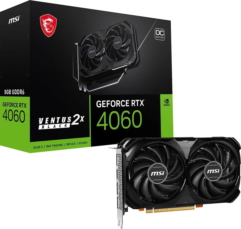 MSI GEFORCE RTX 4060 Ventus 2X 8G OC (8 GB | 128 Bit)