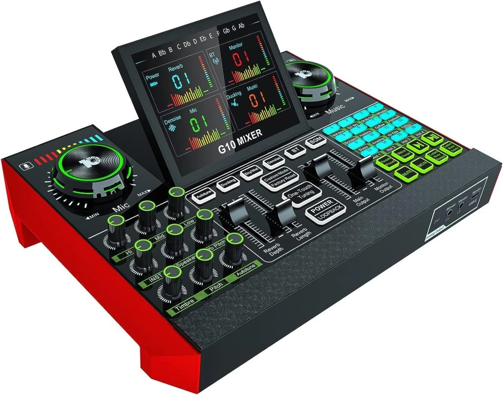 TikTok G10 Mixer Sound Card