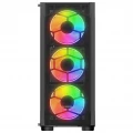 Rampage Hollow RGB Computer Case