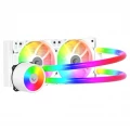 Rampage ICEBLADE C6 240 RGB White Liquid CPU Cooler