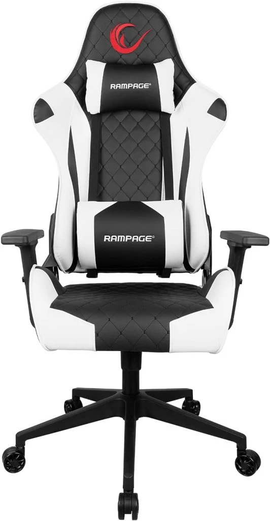 Rampage KL-R40 Throne Black & White Gaming Chair