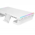 Everest ST1 4 USB Hub RGB Monitor White Stand
