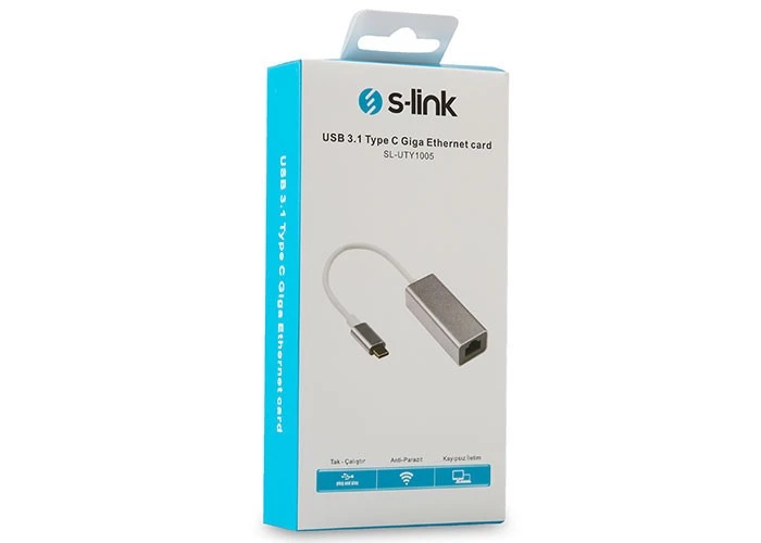 S-link SL-UTY1005 Type-C To RJ-45 Adapter