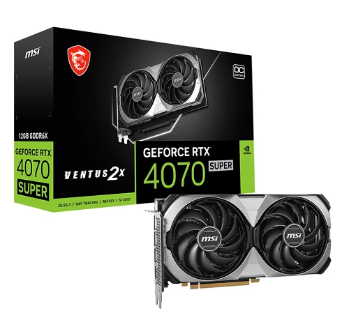 MSI GEFORCE RTX™ 4070 SUPER Ventus 2X 12G OC (12GB | 192bit)
