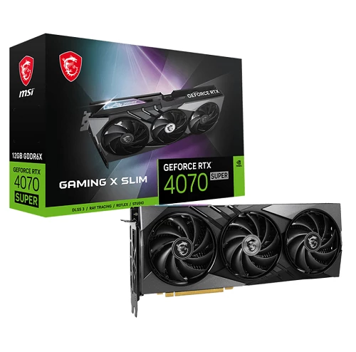 MSI GEFORCE RTX™ 4070 SUPER Gaming X Slim 3X (12GB | 192bit)