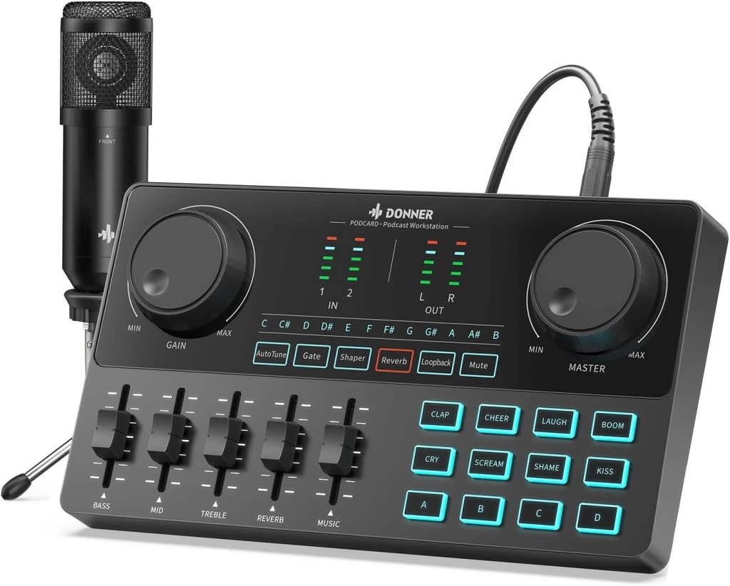 Donner Podcast Console Bundle