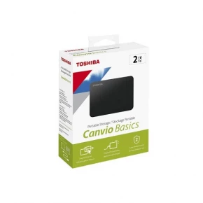 USB External HDD Toshiba Canvio Basics 2 TB USB 3.0 (HDTB420EK3AA)