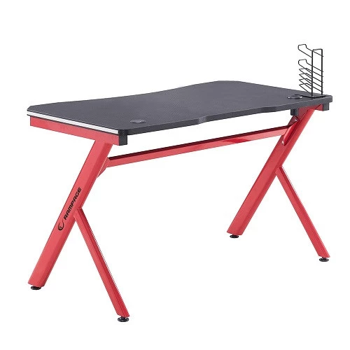 Rampage MR-03 SOLUCORE RGB Black-red Gaming Desk