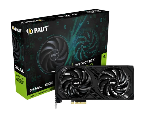 Palit GeForce RTX™ 4060 Dual (8 GB | 128 bit)