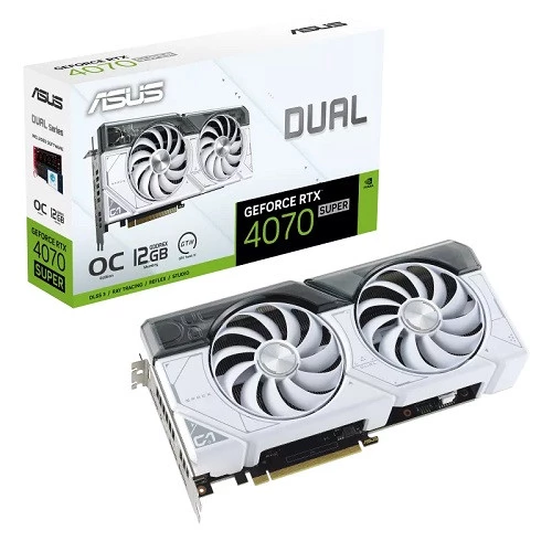 ASUS Dual GeForce® RTX™ 4070 SUPER White OC (12GB | 192bit)