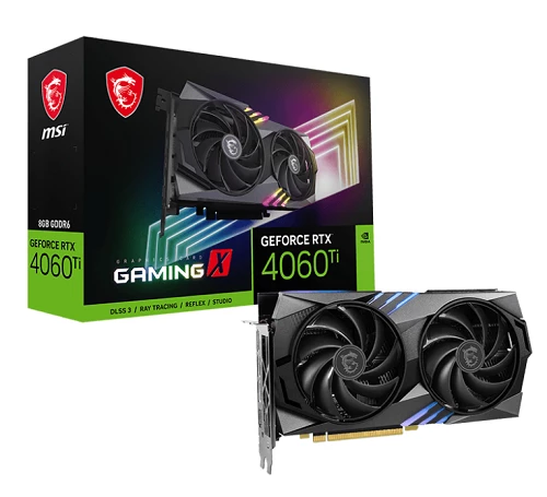 MSI GeForce RTX™ 4060 Ti GAMING X 8G (8 GB | 128 Bit)