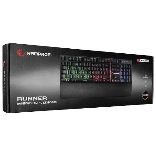 Rampage RUNNER KB-RX77 RGB Gaming Keyboard