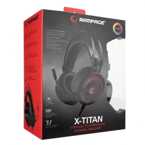 Rampage X-TITAN RM-2019G 7.1 RGB Gaming Headset