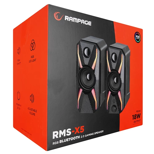 Rampage RMS-X5 RGB Gaming Speakers