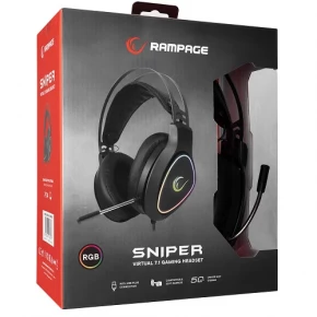 Rampage RMX-G7 SNIPER 7.1 RGB Gaming Headset