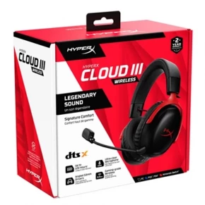 HyperX Cloud III Black/Red Wireless Gaming Headset