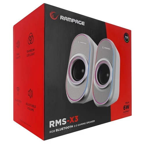 Rampage RMS-X3 RGB Gaming Speakers